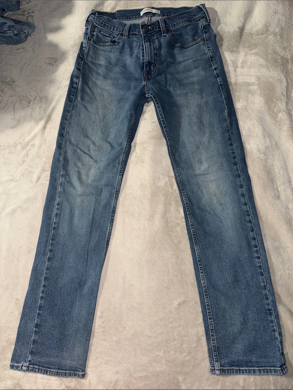 Levi's Medium Blue Straight Leg Jeans